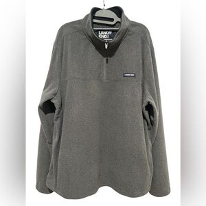 LANDS’ END Men's Tall Anyweather Fleece Quarter-Zip Pullover XL/T